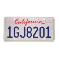 California trailer license plate Supplier
