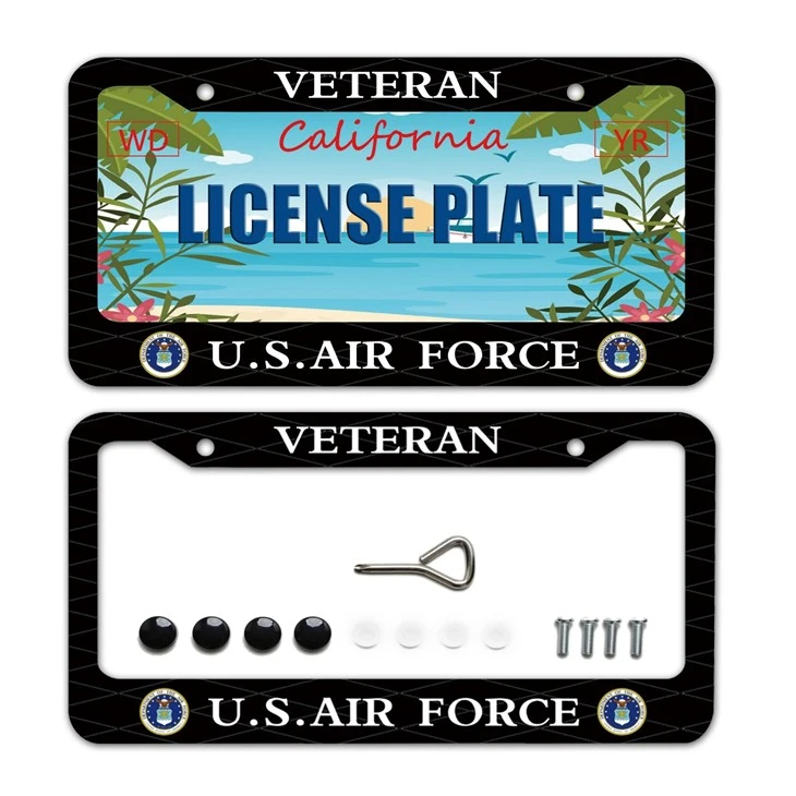 Durable Decorative Stainless Steel License Plate Cover